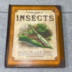 The Field Guide to Insects Kids Book Interactive 2009 Models Diorama GUC *FLAW